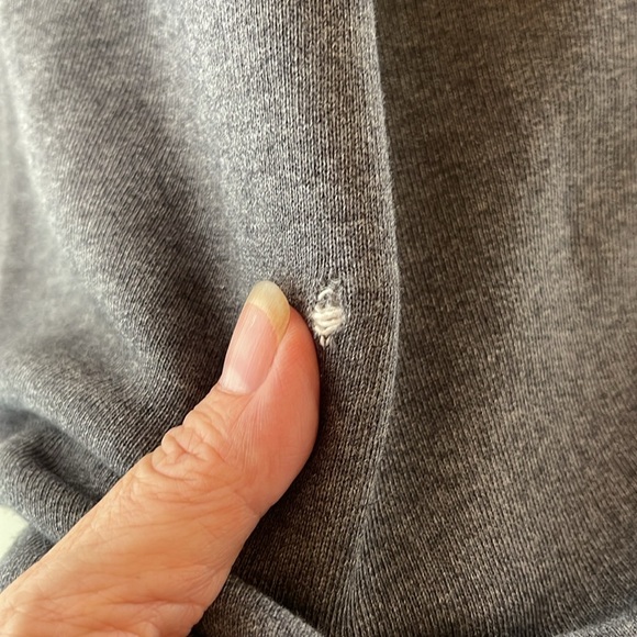 NEW FRANK & EILEEN TEE LAB STY LAB515 TRIPPLE FLEECE GRAY CARDIGAN JACKET XS/S - Picture 4 of 8